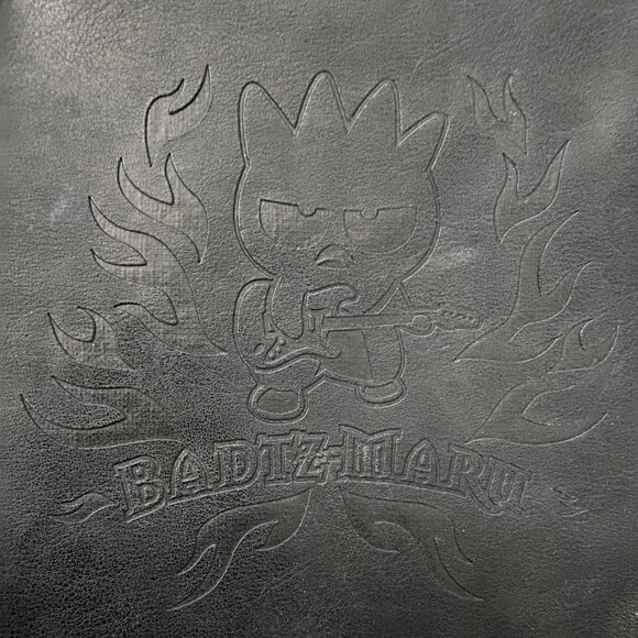 VINTAGE BAD BADTZ MARU HELLO KITTY SANRIO BLACK SHOULDER CROSSBODY BAG BRIEFCASE - Picture 3 of 15